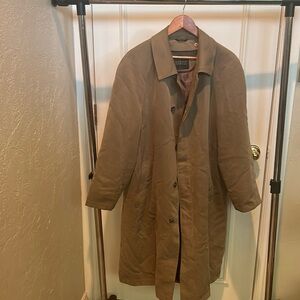 Harold Powell Lined Overcoat Size 40R